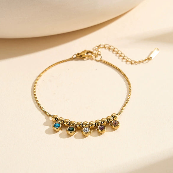 Wholesale Women's Geometric Stainless Steel 18K Gold Plated Foot Jewelry
