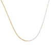 Wholesale Women's Geometric Stainless Steel 18K Gold Plated Inlaid Zircon Necklace And Clavicle Chain