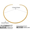 Wholesale Women's Geometric Stainless Steel 18K Gold Plated Minimalist Light Luxury Necklace