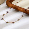 Wholesale Women's Geometric Stainless Steel 18K Gold Plated Necklace