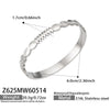 Wholesale Women's Geometric Stainless Steel 18K Goldplated Bracelet Jewelry