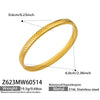 Wholesale Women's Geometric Stainless Steel 18K Goldplated Bracelet Jewelry
