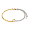 Wholesale Women's Geometric Stainless Steel 18K Goldplated Bracelet