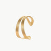 Wholesale Women's Geometric Stainless Steel 18K Goldplated Open Bracelet Fashion Jewelry