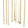 Wholesale Women's Geometric Stainless Steel Necklace With 18K Gold Electroplated Chain Ins Style Jewelry