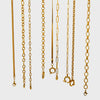 Wholesale Women's Geometric Stainless Steel Necklace With 18K Gold Electroplated Chain Ins Style Jewelry