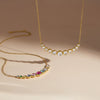 Wholesale Women's Geometric Stainless Steel Necklace With Pvd Furnace Vacuum Real Gold Plating