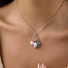 Wholesale Women's Geometric Stainless Steel Necklace With Pvd Furnace Vacuum Real Gold Plating