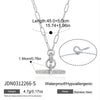 Wholesale Women's Geometric Stainless Steel Necklace With Pvd Furnace Vacuum Real Gold Plating