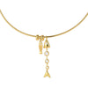 Wholesale Women's Geometric Stainless Steel Necklace With Pvd Furnace Vacuum Real Gold Plating