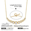 Wholesale Women's Geometric Stainless Steel Necklace With Pvd Furnace Vacuum Real Gold Plating