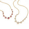Wholesale Women's Geometric Stainless Steel Necklace With Pvd Furnace Vacuum Real Gold Plating
