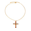 Wholesale Women's Geometric Stainless Steel Necklace With Vacuum Plating In Furnace