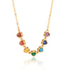 Wholesale Women's Geometric Stainless Steel Necklace With Vacuum Real Gold Plating In Pvd Furnace