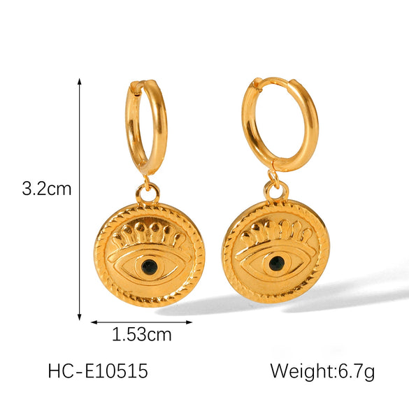 Wholesale Women's Geometric Stainless Steel Necklaces With Pvd Furnace Vacuum Real Gold Plating
