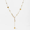 Wholesale Women's Geometric Stainless Steel Oshaped Chain Necklace With Pvd Furnace Vacuum Real Gold Plating And Diamondencrusted Love Heart Pendant