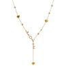 Wholesale Women's Geometric Stainless Steel Oshaped Chain Necklace With Pvd Furnace Vacuum Real Gold Plating And Diamondencrusted Love Heart Pendant