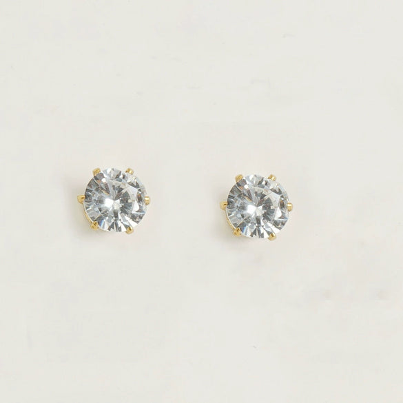 Wholesale Women's Geometric 316L Stainless Steel Pearl And Diamond Earrings With Electroplating