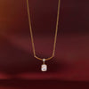 Wholesale Women's Geometric Stainless Steel Pendant Necklace With Vacuum Real Gold Plating In Pvd Furnace