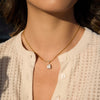 Wholesale Women's Geometric Stainless Steel Pendant Necklace With Vacuum Real Gold Plating In Pvd Furnace
