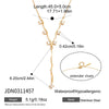 Wholesale Women's Geometric Stainless Steel Pendant Necklace With Vacuum Real Gold Plating
