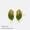 Wholesale Women's Geometric Stainless Steel Polished Electroplated Open Ring