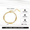 Wholesale Women's Geometric Stainless Steel Real Gold Plated Bracelet With Original Design