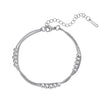 Wholesale Women's Geometric Stainless Steel Real Gold Plated Bracelet With Original Design