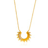 Wholesale Women's Geometric Stainless Steel Real Gold Plated Minimalist Necklace