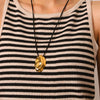 Wholesale Women's Geometric Stainless Steel Real Gold Plated Necklace Accessories