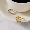 Wholesale Women's Geometric Stainless Steel Real Gold Plated Ring Accessories