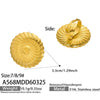 Wholesale Women's Geometric Stainless Steel Ring With 18K Gold Plating Light Luxury Statement Jewelry