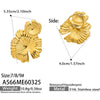 Wholesale Women's Geometric Stainless Steel Ring With 18K Gold Plating Light Luxury Statement Jewelry
