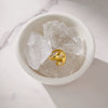 Wholesale Women's Geometric Stainless Steel Ring With Pvd Furnace Vacuum Real Gold Plating Light Luxury Niche Jewelry