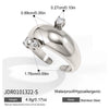 Wholesale Women's Geometric Stainless Steel Ring With Pvd Furnace Vacuum Real Gold Plating