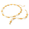 Wholesale Women's Geometric Stainless Steel Shell Electroplated Splicing Chain Necklace And Bracelet Minimalist Jewelry