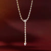 Wholesale Women's Geometric Stainless Steel Snakeshaped Necklace With Vacuum Real Gold Plating
