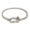 Wholesale Women's Geometric Stainless Steel Vacuum Plated Bracelet And Necklace Set