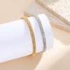 Wholesale Women's Geometric Stainless Steel Vacuum Plated Bracelet Jewelry