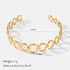 Wholesale Women's Geometric Stainless Steel Vacuum Plated Earrings With Minimalist Style