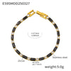Wholesale Women's Geometric 316L Stainless Steel Zircon Plated 18K Gold Bracelet
