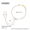 Wholesale Women's Geometric Stainless Steel Zirconencrusted 18K Goldplated Bracelet Ring Jewelry