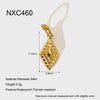 Wholesale Women's Geometric Star Moon Airplane Heart Envelope Pendant Stainless Steel Necklace With 18K Gold Plating And Oshaped Chain