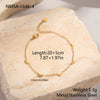 Wholesale Women's Geometric Starfish Stainless Steel Anklet Jewelry Light Luxury Exquisite Fashion