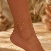 Wholesale Women's Geometric Starfish Stainless Steel Anklet Jewelry Light Luxury Exquisite Fashion
