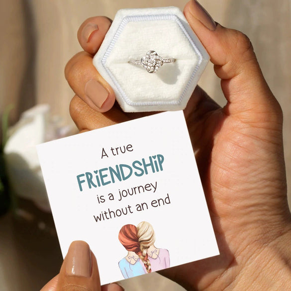 Wholesale Women's Geometric Sterling Silver Clover Ring Inlaid With Zircon And Electroplated