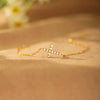 Wholesale Women's Geometric 925 Sterling Silver Cross Bracelet With Electroplating