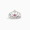 Wholesale Women's Geometric Sterling Silver Crown Ring With Electroplating