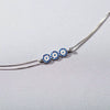 Wholesale Women's Geometric 925 Sterling Silver Evil Magic Eye Bracelet With Electroplating