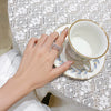 Wholesale Women's Geometric Sterling Silver 925 Irregular Crown Zircon Ring With Electroplating